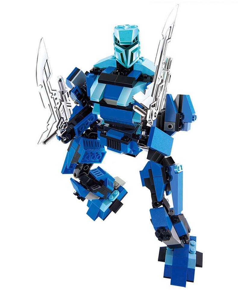 Hộp bộ xếp hình Robot Bão Tố Đại Dương Sluban B0215, 224 mảnh, quà tặng cho con trai.