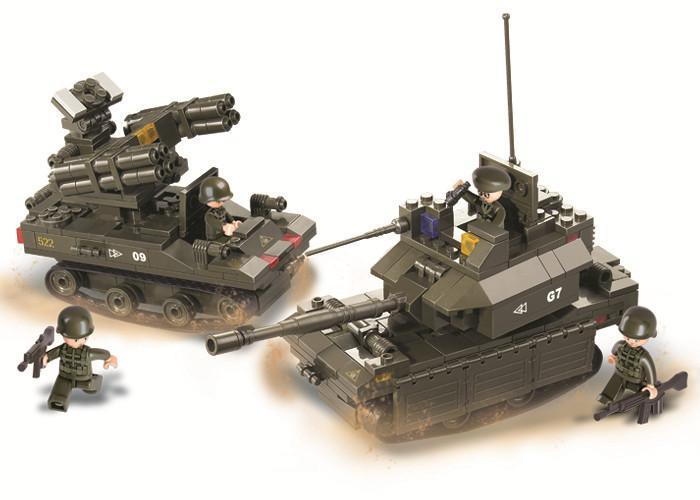Bộ lắp ghép Xe Tăng Quân Sự Sluban M38-B0289, đồ chơi lắp ráp Xe Tăng Phòng Không, bộ xếp hình Sluban M38B0289. Mô hình quân sự chân thực, kèm 3 minifigure lính, phù hợp bé trai 8 tuổi, giá tốt.