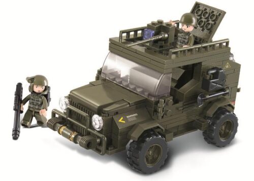 Xe Jeep Quân đội Sluban M38-B0299 - Bộ đồ chơi quân sự cho bé trai