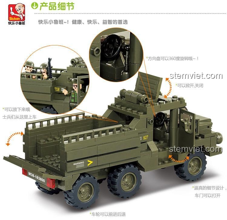 Xe quân sự Sluban M38-B0301