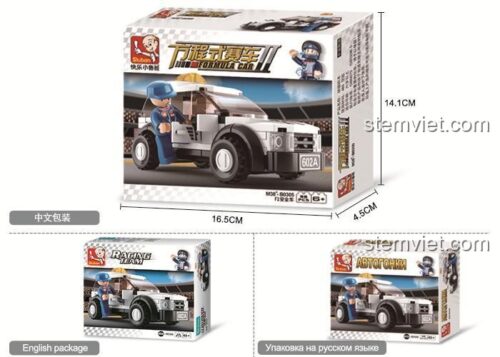 Hộp sản phẩm Xe đua F1 An Toàn Sluban M38-B0350