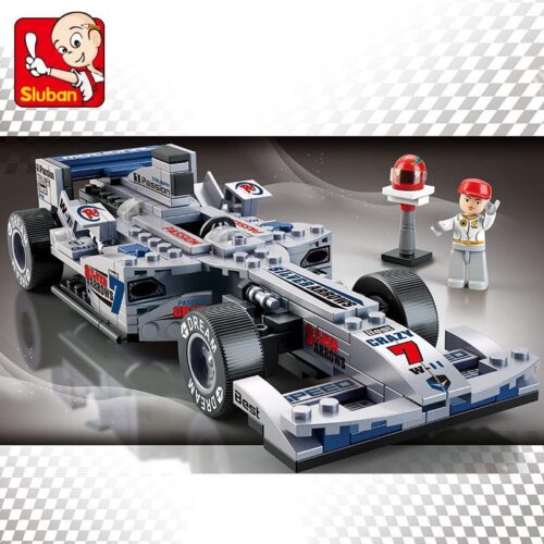 Sluban M38-B0352 Bộ lắp ghép Xe F1 Tốc độ Kinh Hoàng cho bé trai 6 tuổi
