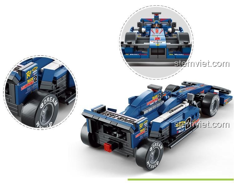 Xe đua F1 Sluban M38-B0353 Tốc độ Kinh Hoàng Con trai 6+ tuổi