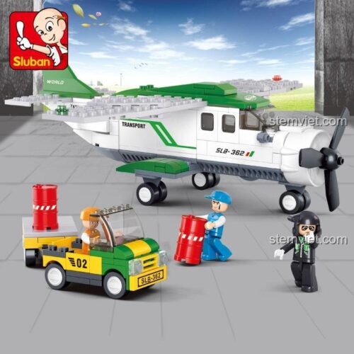 Sluban M38-B0362 Máy bay Vận tải Bộ đồ chơi Máy bay Vận tải 251 chi tiết