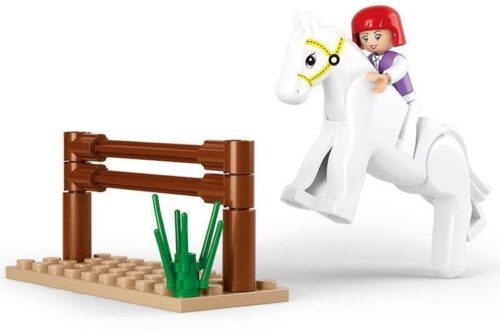 Sluban M38-B0517 Bộ đồ chơi Ngựa tập cưỡi cho bé gái