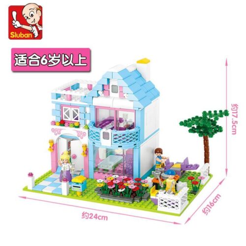 Bộ đồ chơi Biệt thự Vườn Sluban M38-B0535 cho bé gái 6 tuổi, giá tốt, giúp phát triển tư duy sáng tạo.