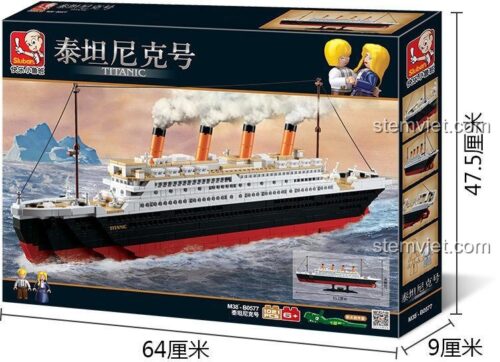Sluban M38-B0577 Tàu Titanic Bộ đồ chơi Tàu Titanic Con trai 6+ tuổi
