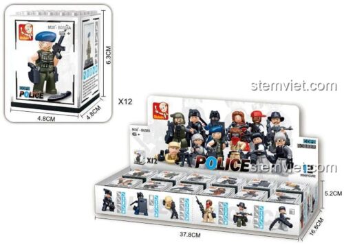 Sluban M38-B0585 minifigure Invincibility Heroes hộp sản phẩm