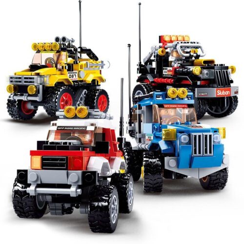 Bộ đồ chơi Sluban M38-B0663B Xe Địa Hình Pathfinder có giảm xóc, bộ lắp ghép xe địa hình off-road cho bé trai 6 tuổi giá tốt.