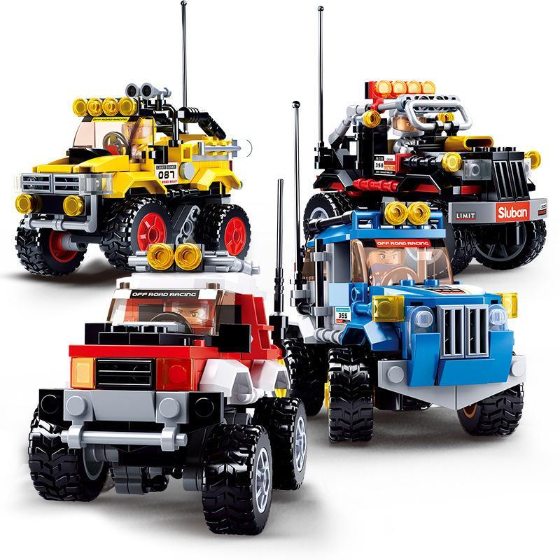 Bộ đồ chơi Sluban M38-B0663B Xe Địa Hình Pathfinder có giảm xóc, bộ lắp ghép xe địa hình off-road cho bé trai 6 tuổi giá tốt.