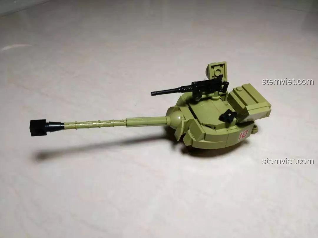 Đồ chơi mô hình Xe tăng Sherman Firefly B0713, mô hình xe tăng đã lắp ráp hoàn chỉnh, sẵn sàng cho trận chiến.