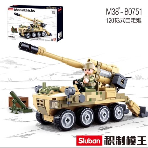Bộ đồ chơi Sluban M38-B0751 120 bánh xe tự hành