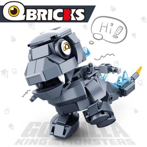 Bộ lắp ghép Godzilla Q-Bricks Sluban M38-B0761A, đồ chơi mô hình Godzilla chibi đáng yêu cho bé trai 6 tuổi, giá tốt.