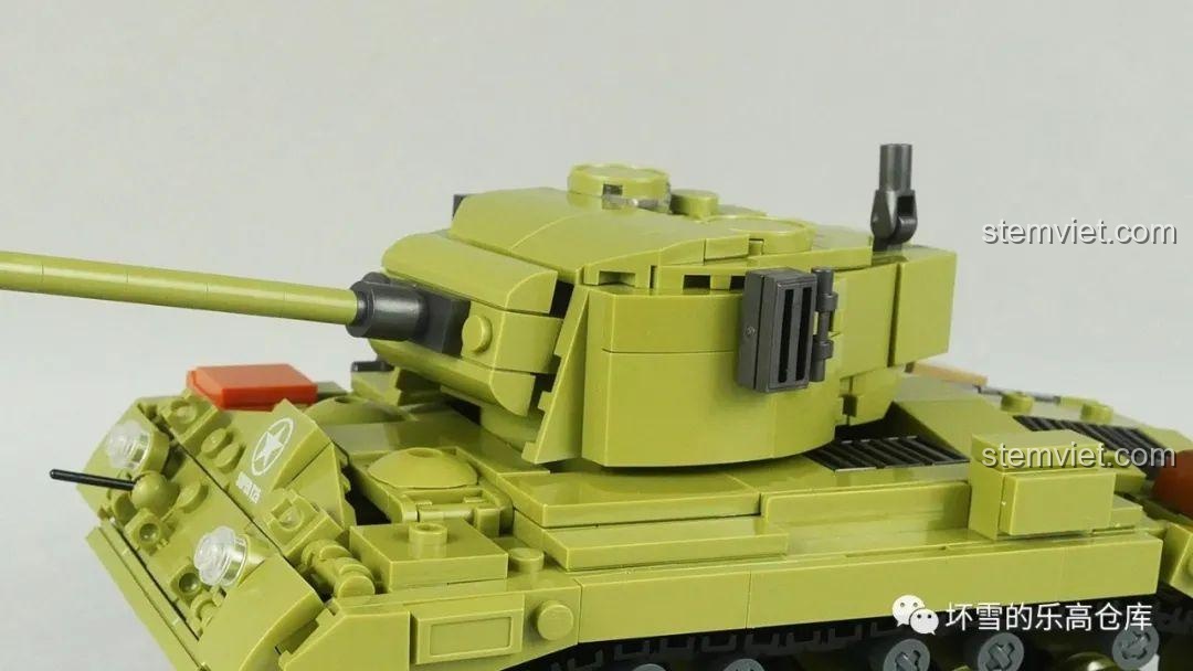 Ảnh tham khảo xe tăng M26 Pershing thật trong lịch sử, không phải mô hình Sluban M38-B0860.