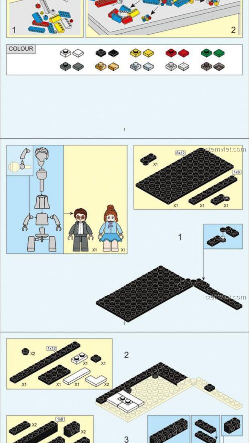 Cửa hàng máy ảnh Sluban M38-B0882 hướng dẫn Sluban 882 Cửa hàng chụp ảnh