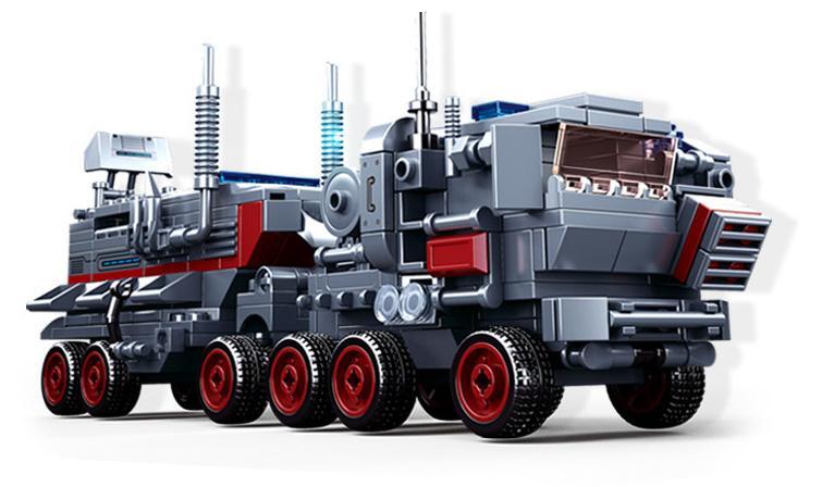Bộ lắp ghép Sluban M38-B0926F Xe Chỉ Huy Vận Tải Đặc Nhiệm Chiến Lang, đồ chơi lắp ráp xe quân sự cho bé trai 6 tuổi, giá tốt