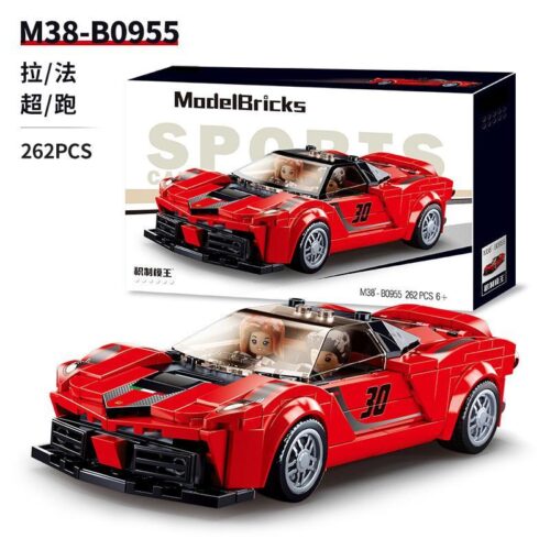Bộ đồ chơi Sluban M38-B0955 Ferrari Laferrari màu đỏ