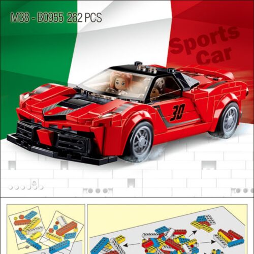 Ferrari Laferrari Sluban M38-B0955 hướng dẫn lắp ráp Sluban M38-B0955 Siêu xe Ferrari Laferrari