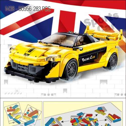 Sách Hướng Dẫn Lắp Ráp Xe Đua McLaren P1 Sluban M38-B0956 | Hướng dẫn lắp ghép Sluban M38B0956 Mô hình xe đua McLaren P1