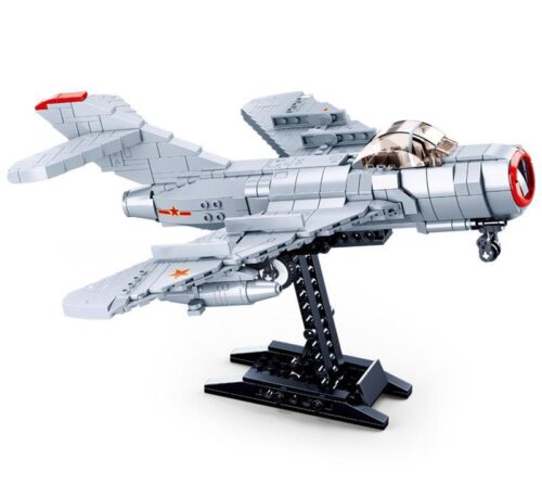 Bộ đồ chơi Sluban M38-B0983 Máy bay chiến đấu MiG-15bis, mô hình máy bay quân sự cho bé trai 6 tuổi, giá tốt