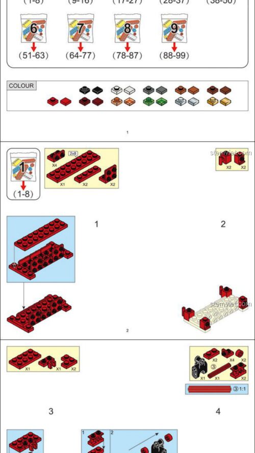 Sách Hướng Dẫn Lắp Ráp Mô hình Ngưu Ma Vương Sluban M38-B1008, Hướng dẫn lắp ráp Sluban 1008 Mô hình Ngưu Ma Vương, Sách hướng dẫn Sluban M38B1008 Mô hình Ngưu Ma Vương, Hướng dẫn lắp ghép Sluban M38B1008 Mô hình Ngưu Ma Vương