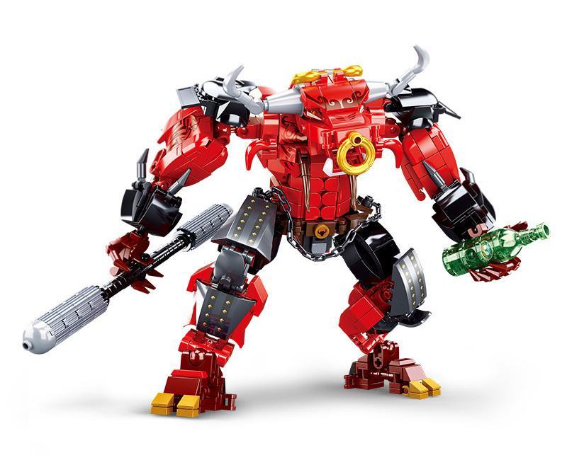 Mô hình Ngưu Ma Vương Sluban M38-B1008, đồ chơi lắp ráp Robot Ngưu Ma Vương, thiết kế cơ giáp độc đáo, cho bé trai 6 tuổi, giá tốt.