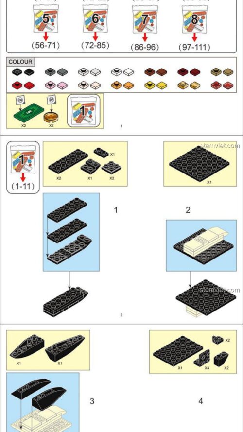 Trư Bát Giới Phong Cách Hiện Đại Sluban M38-B1009 sách lắp ghép Sluban 1009 Trư Cương Liệt Phiên Bản Mới