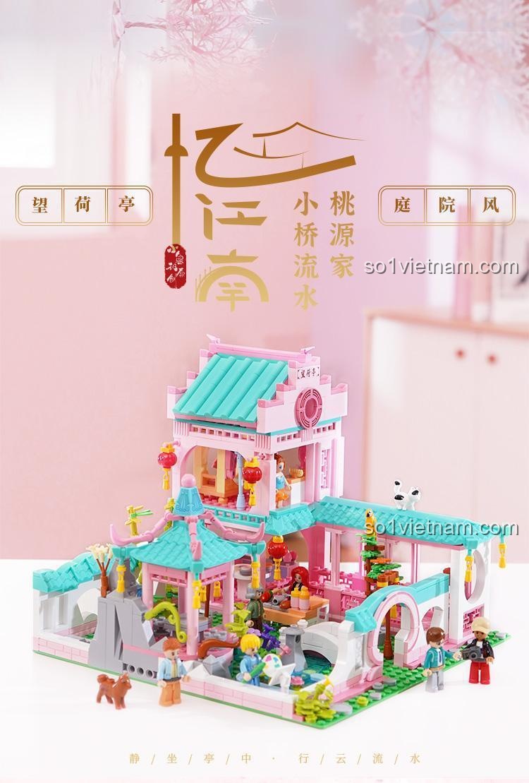 Bộ lắp ghép Sluban M38-B1116 Biệt thự Vườn Xuân - Chi tiết 2