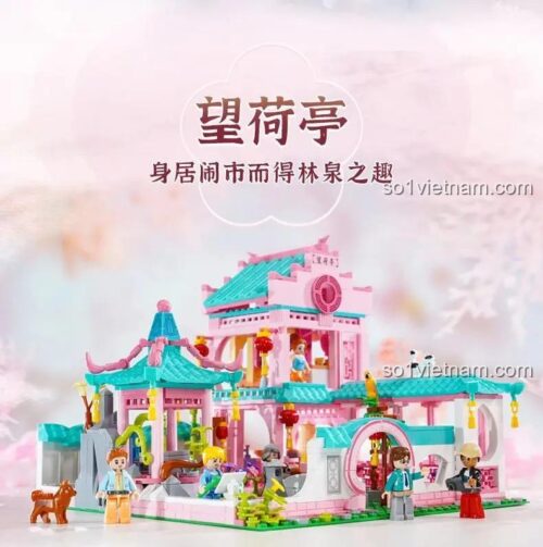 Bộ lắp ghép Sluban M38-B1116 Biệt thự Vườn Xuân - Tổng thể