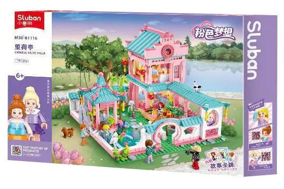 Hộp sản phẩm bộ lắp ghép Sluban M38-B1116 Biệt thự Vườn Xuân