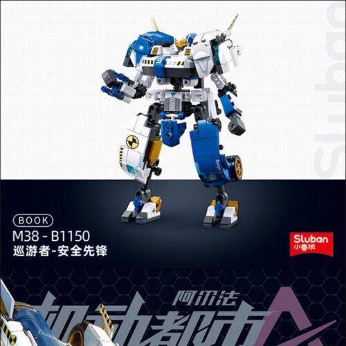 Robot Biến Hình Xe Cứu Hộ Alpha Sluban M38-B1150 hướng dẫn lắp ráp Sluban B1150 Xe Cứu Hộ Alpha Biến Hình