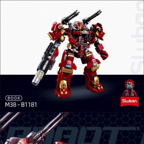 Cơ Giáp Sư: Hulk Cô Đơn Sluban M38-B1181 sách Sluban M38 B1181 Robot Hulk