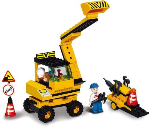 Máy xúc Sluban M38-B9600 bộ đồ chơi xây dựng cho bé trai