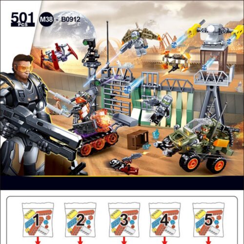 Trạm Biên Phòng Nguyên Tử Sluban M38-B0912 sách hướng dẫn Sluban M38B0912 Trạm Biên Phòng Nguyên Tử PDF gốc chất lượng cao