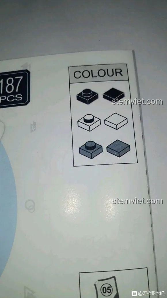 Các loại mảnh ghép cơ bản của bộ đồ chơi Sluban Q Binh Đế Chế.