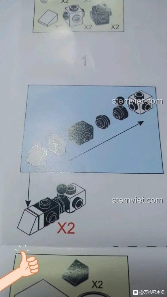 Phân loại các mảnh ghép theo từng loại và số lượng trong bộ đồ chơi Sluban Q Binh Đế Chế.