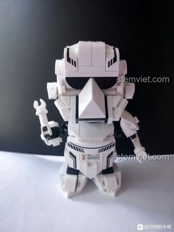 Mô hình Sluban Q Binh Đế Chế phiên bản Q, món quà ý nghĩa cho fan Star Wars.