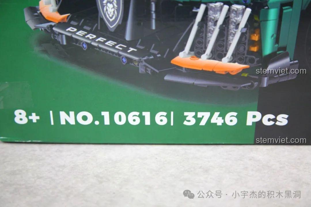 Thông tin số lượng 3746 chi tiết của bộ lắp ráp Siêu Xe Đua Peugeot 9X8 GULY chất lượng cao giá tốt.