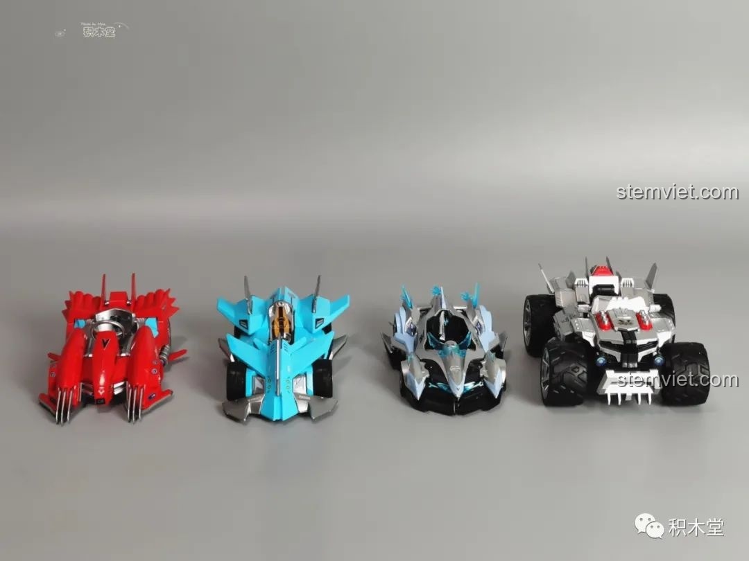 So sánh 4 mẫu xe: Optimus Reno, White Stallion, Iron Wolf, Big Q của Enlighten QQ Phi Xa.