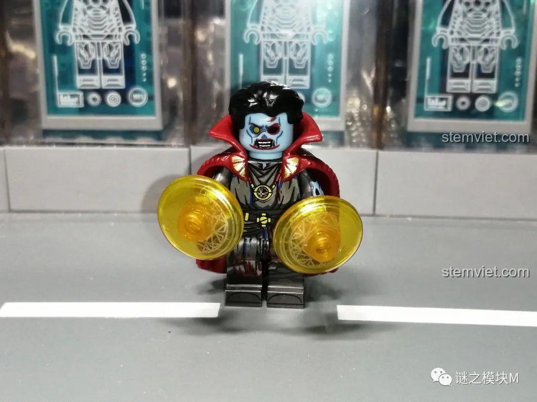 So sánh chi tiết minifigure Zombie Iron Man của WM với các hãng khác.