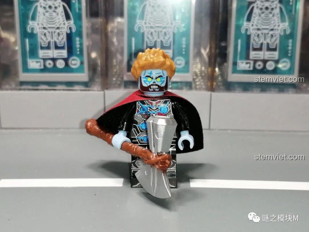 So sánh chi tiết minifigure Zombie Deadpool của WM với các hãng khác.