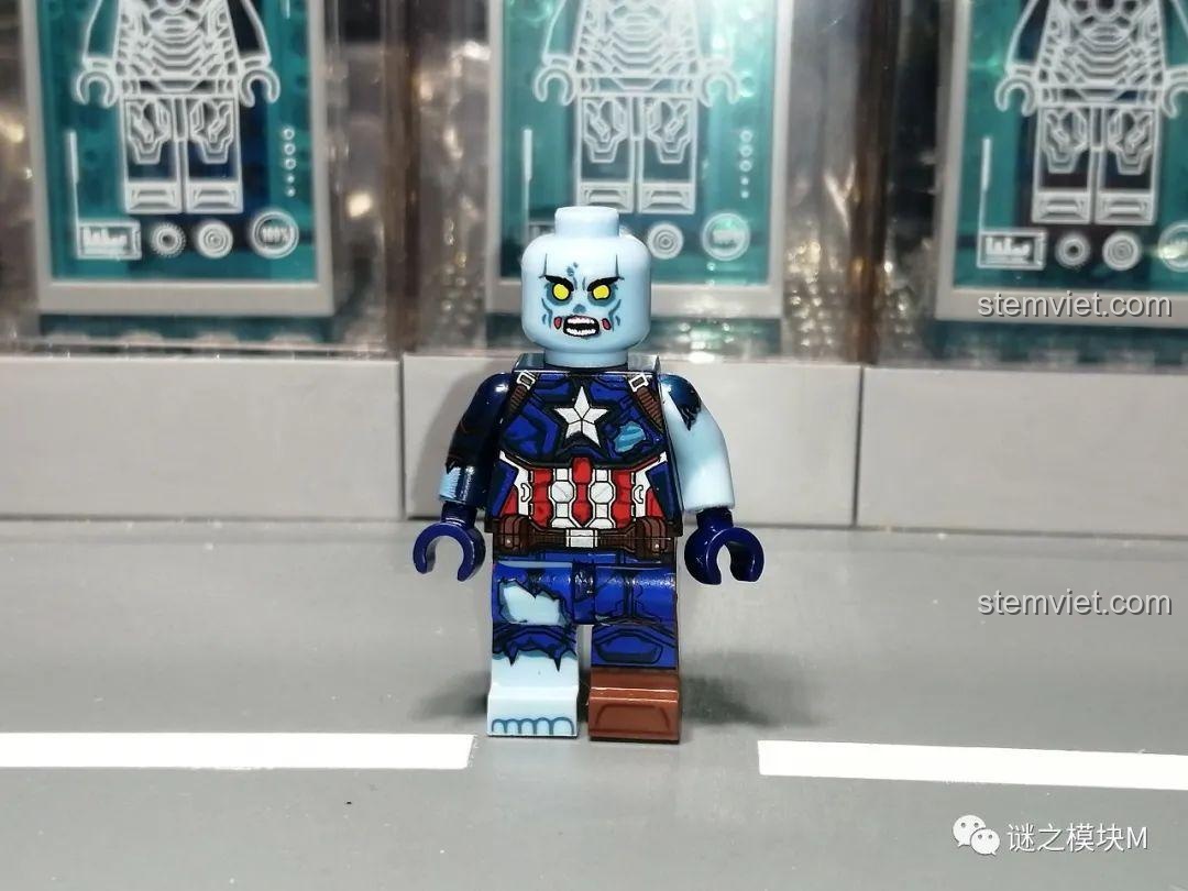So sánh chi tiết minifigure Zombie Star Lord của WM với các hãng khác.