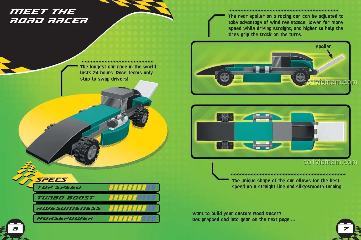 Xe Hot Rod 9781728257914, chi tiết mô hình Road Racer, cho bé trai 6 tuổi, giá bình dân