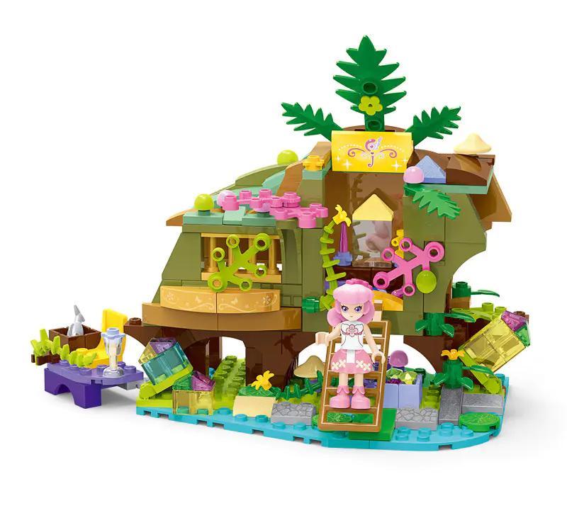 đồ chơi lắp ráp Ngôi nhà bụi cây STAR DIAMOND 80632, bộ lắp ghép Tiểu Hoa Tiên, đồ chơi mô hình Thế giới hoa tiên, cho bé gái 6 tuổi, giá tốt