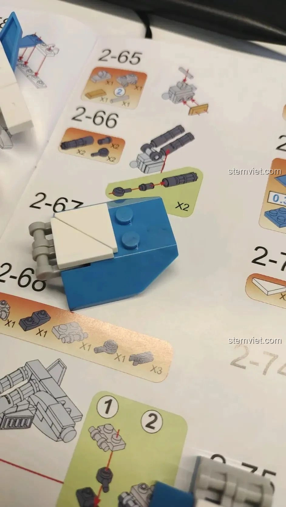 Nòng súng Gatling của WOMA C0407 bị lỏng, cần được cố định chắc chắn hơn.