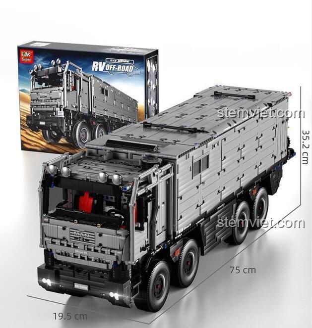 Super 18K K199 RV OFF-ROAD Xe tải MAN 6068 mảnh Con trai