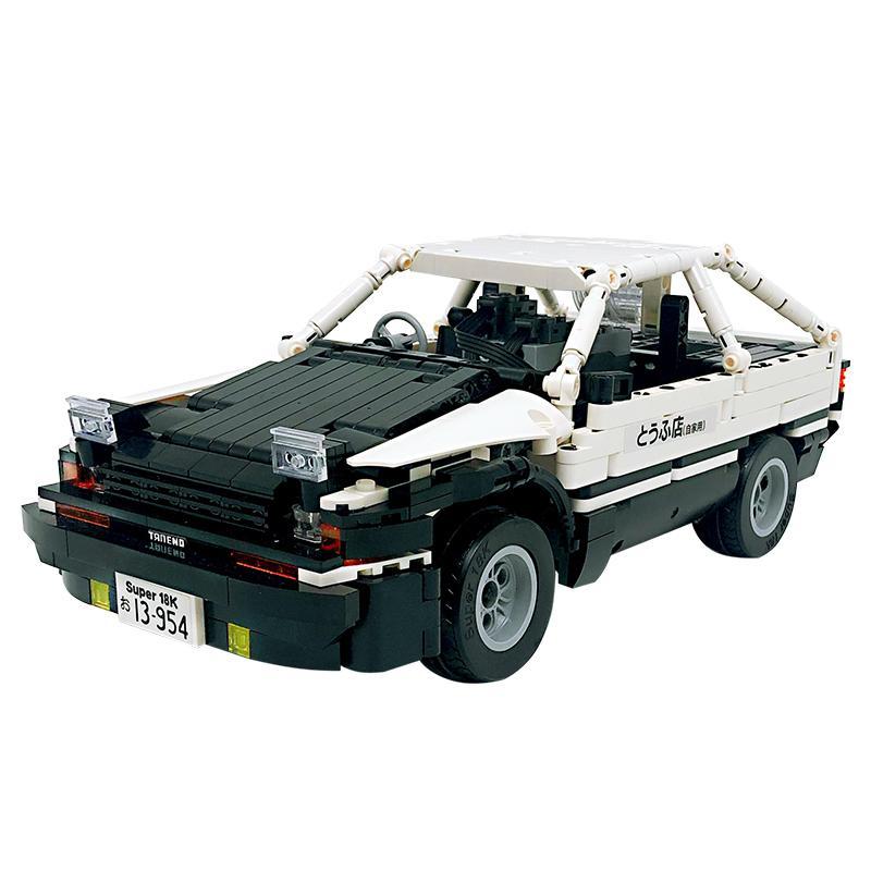Mô hình đồ chơi lắp ráp Super 18K K91 Toyota AE86 Initial D, tỉ lệ 1:8, có điều khiển từ xa, dành cho bé trai 8 tuổi.