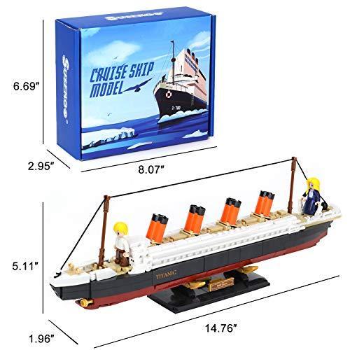 Bộ lắp ghép Tàu Titanic SuSenGo BCT0001 chi tiết tinh xảo, mô hình đồ chơi cho bé trai 6 tuổi, giá tốt.