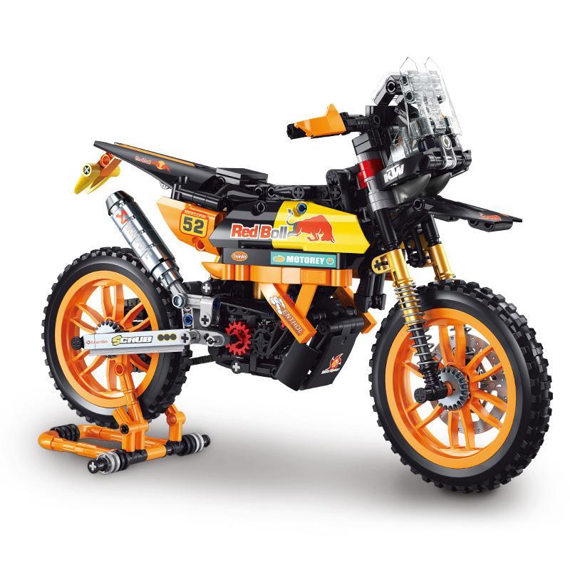 bộ lắp ráp Mô tô địa hình KTM 450 Rally SX 88032 chất lượng cao cho bé trai 6 tuổi giá tốt