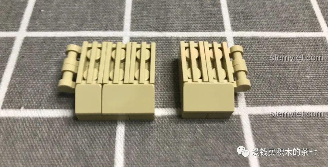 Nắp sau của bộ lắp ráp Xe Tăng Quân Sự M1A2 Abrams SY 0100, chi tiết lắp ráp